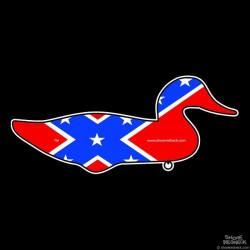 Shore Redneck Dixie Duck Decoy Decal