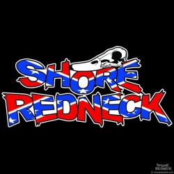 Shore Redneck Duck Skull on Top Dixie Decal