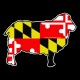 Shore Redneck MD Sheep Decal