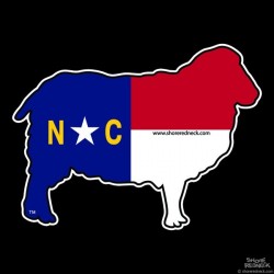 Shore Redneck NC Sheep Decal