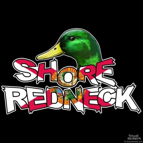 Shore Redneck Mallard on Top Florida Decal