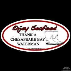 Shore Redneck Thank a Cheseapeake Bay Waterman Decal