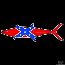 Shore Redneck Dixie King Mackerel Decal