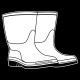 Shore Redneck Waterman Boots Decal