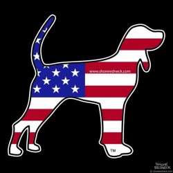 Shore Redneck USA Coonhound Decal