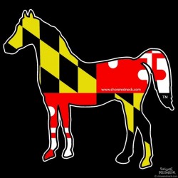 Shore Redneck MD Horse Decal