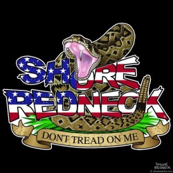 Shore Redneck Don't Tread on Me USA Decal