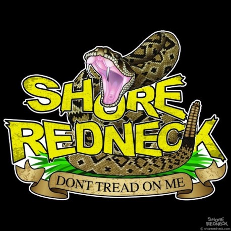 Shore Redneck Don't Tread on Me Worn Classic Decal