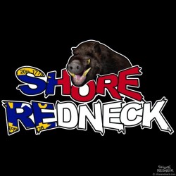 Shore Redneck Boar Hog on Top NC Decal