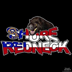 Shore Redneck Boar Hog on Top Georgia Decal