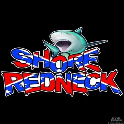 Shore Redneck Bullshark on Top Dixie Decal