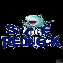 Shore Redneck Bullshark on Top SC Decal