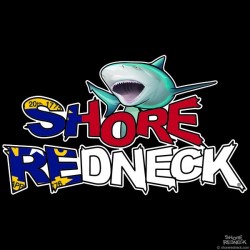 Shore Redneck Bullshark on Top NC Decal