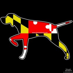 Shore Redneck MD Pointer Decal