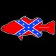 Shore Redneck Dixie Bass Decal