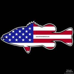Shore Redneck USA Bass Decal