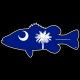 Shore Redneck South Carolina Bass Decal