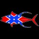 Shore Redneck Dixie Yellowfin Decal