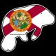 Shore Redneck Florida Manatee Decal