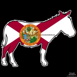 Shore Redneck Florida Donkey Decal