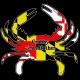 Shore Redneck MD Themed Crabby Grandfather Decal