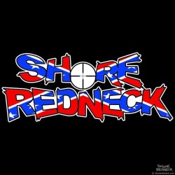 Shore Redneck In the Sights  Dixie Flag Decal