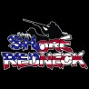 Shore Redneck Waterfowl Hunter USA Flag Decal