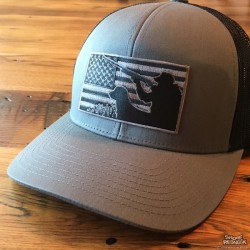 Shore Redneck Blackout Flag USA Waterfowler Hat