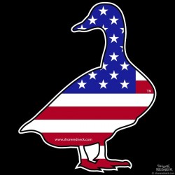 Shore Redneck USA Farm Duck Decal