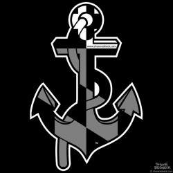 Shore Redneck MD Themed Blackout Anchor Decal