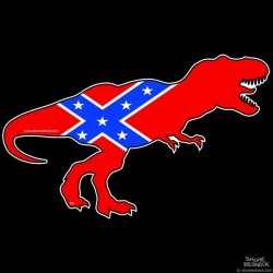 Shore Redneck Dixie T-Rex Decal