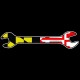 Shore Redneck MD Wrench Decal