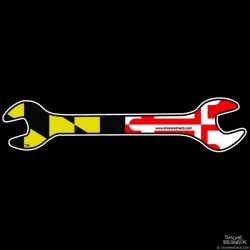 Shore Redneck MD Wrench Decal