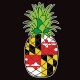 Shore Redneck MD Pineapple Decal