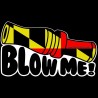 Shore Redneck MD Flag Blow Me Decal