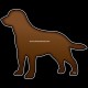 Shore Redneck Chocolate Labrador Decal