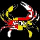 Shore Redneck MD Themed Native Crab Decal