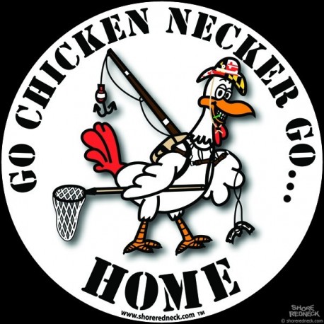 Shore Redneck Official Chicken Necker Maryland Decal