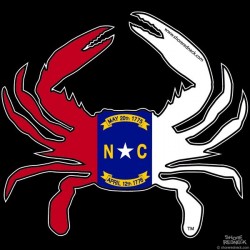 Shore Redneck North Carolina Crab Decal