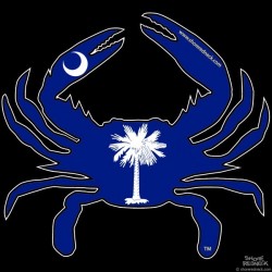 Shore Redneck South Carolina Crab Decal