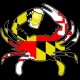 Shore Redneck MD Themed Beer Crab Decal